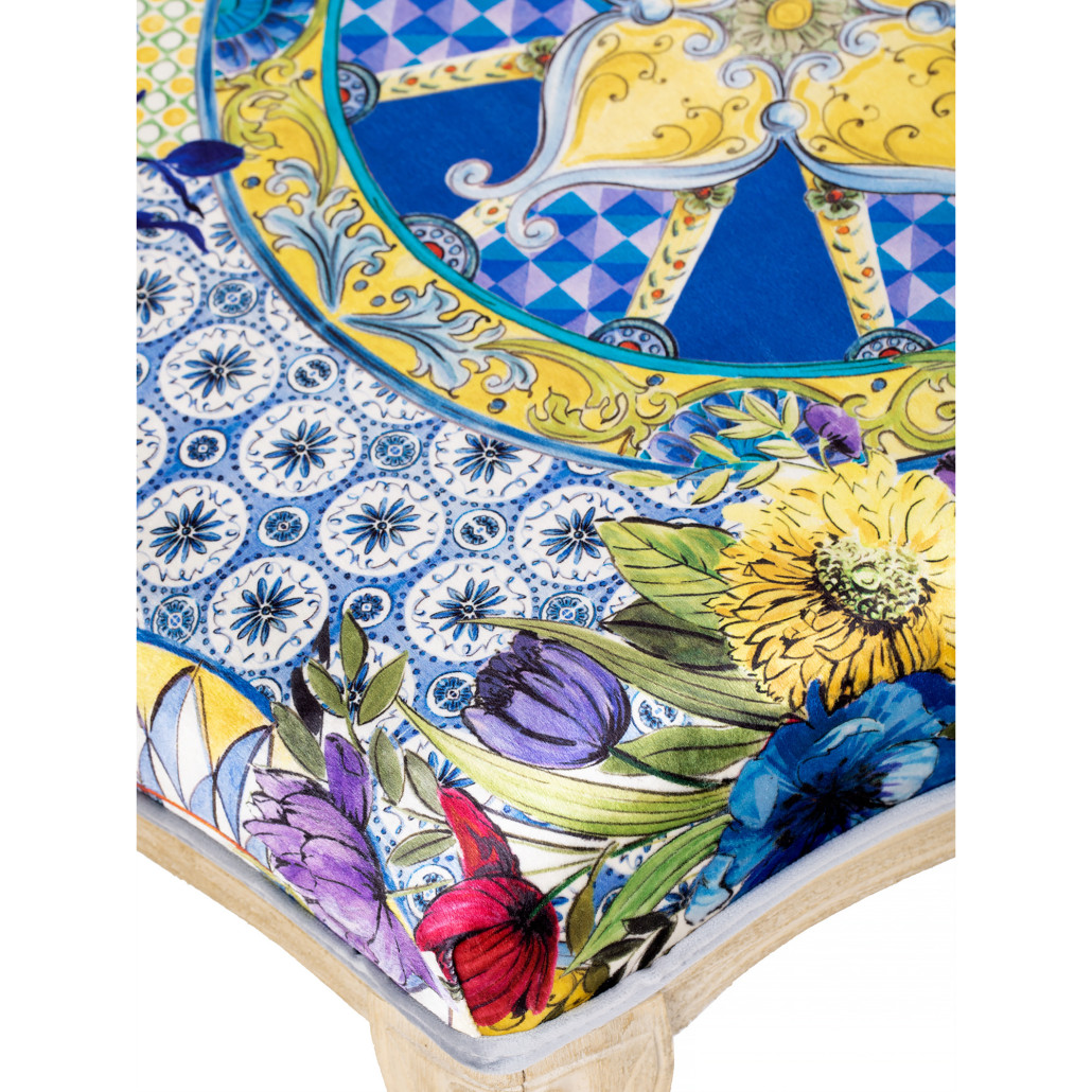 Банкетка French Seating romance of flowers