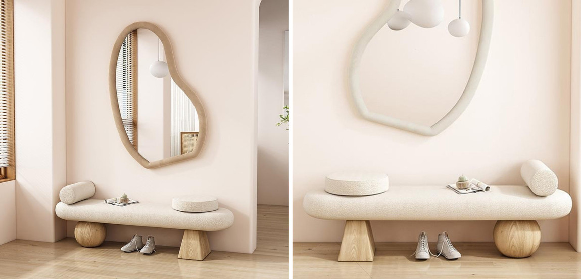 Банкетка Hollie Wooden Forms Bench