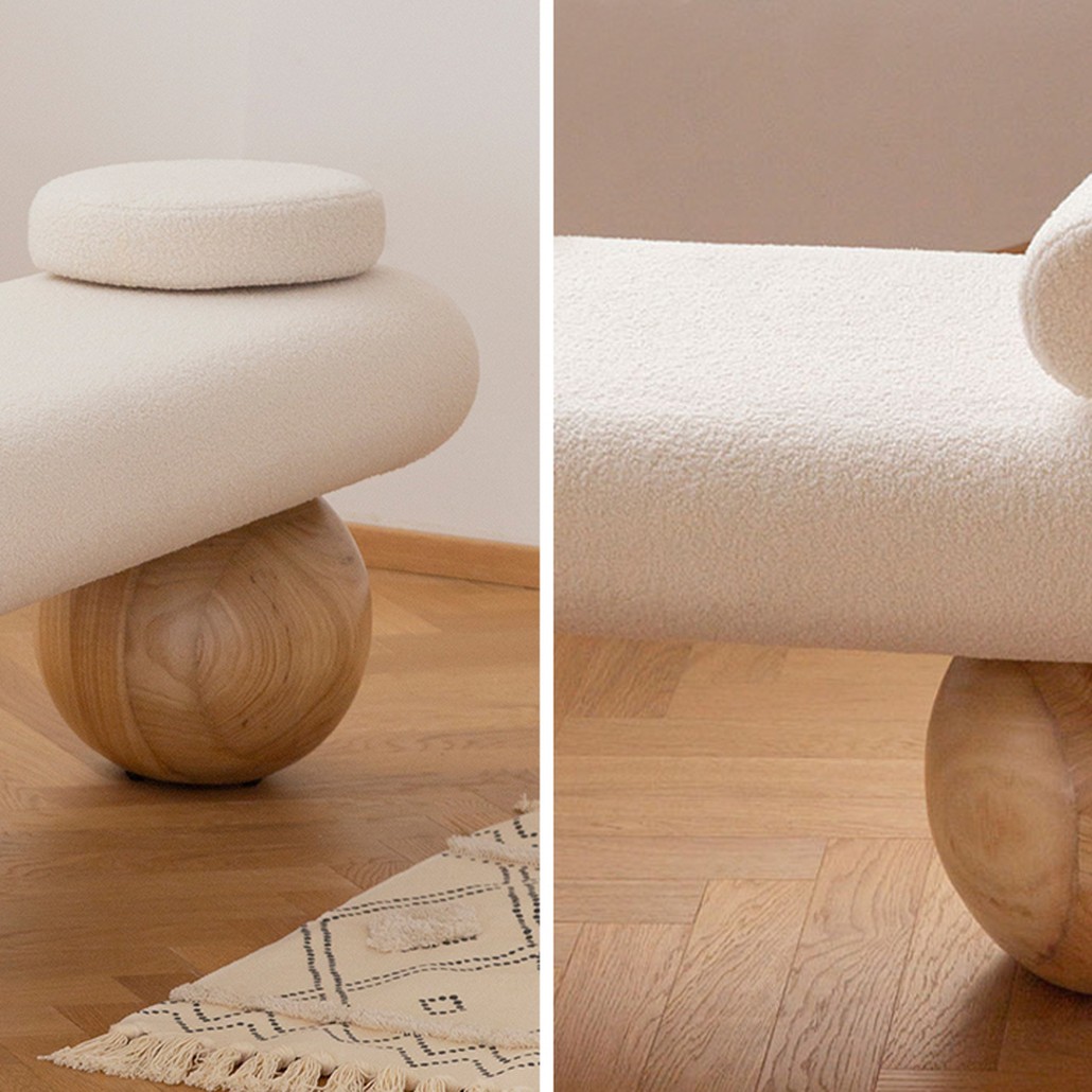 Банкетка Jemima Wooden Forms Bench
