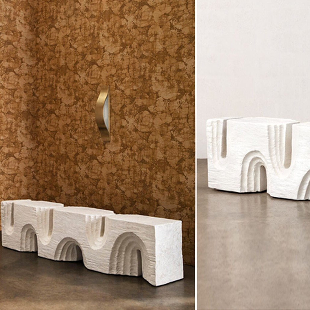 Банкетка Kelly Wearstler Echo Long Bench