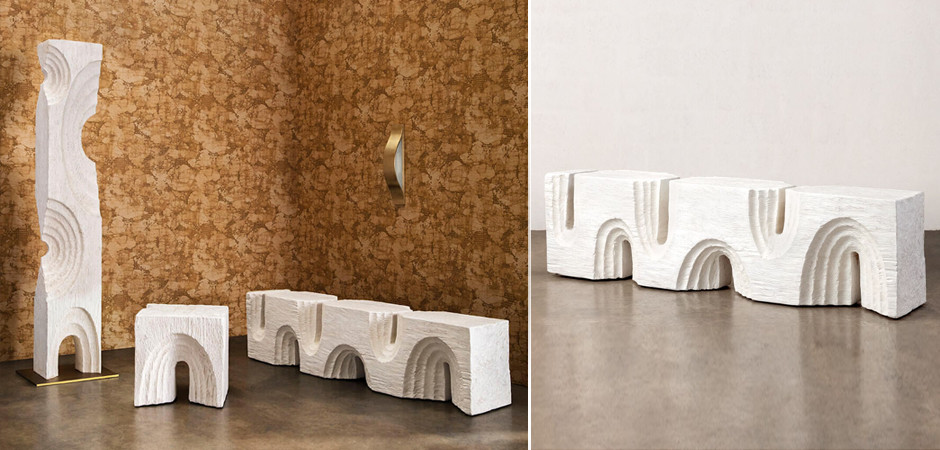 Банкетка Kelly Wearstler Echo Long Bench