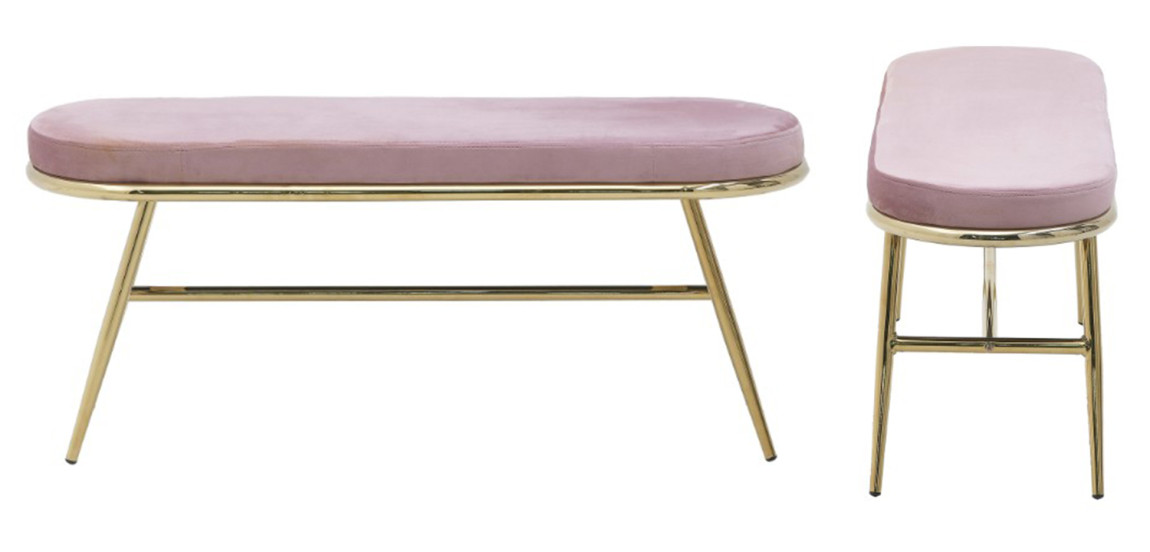 Банкетка Nicolene Banquet Pink