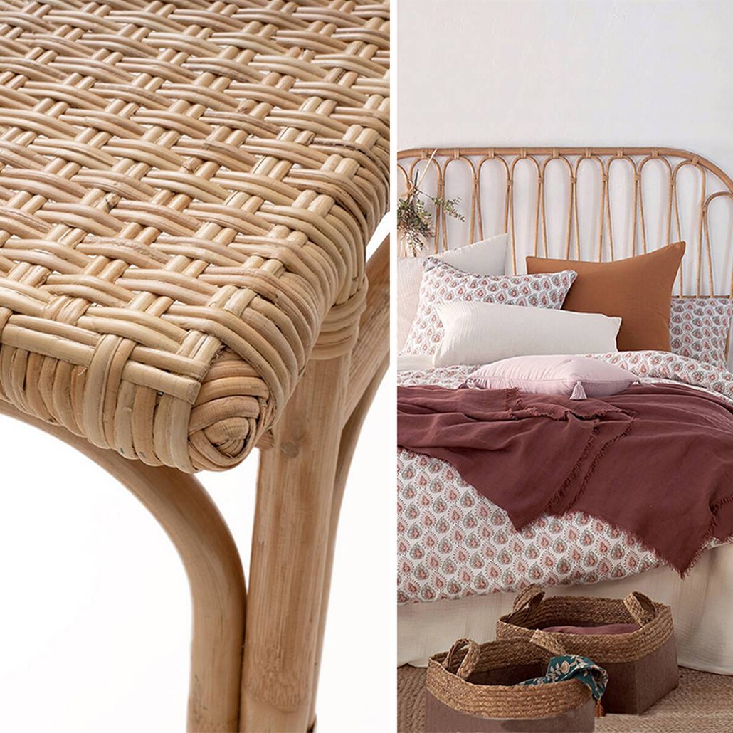 Банкетка Ole Wicker Rattan Banquet