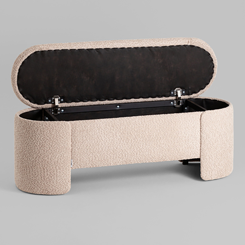 Банкетка Taks с местом для хранения букле капучино