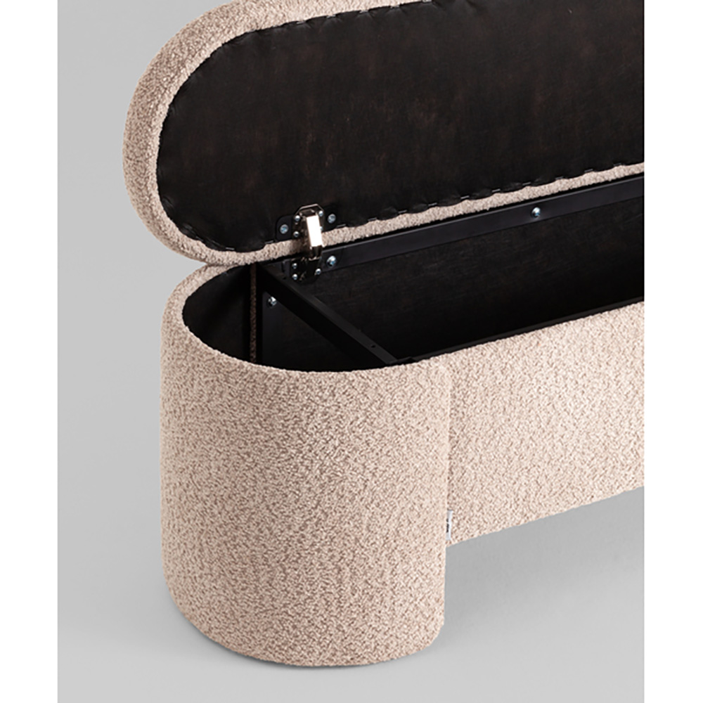 Банкетка Taks с местом для хранения букле капучино