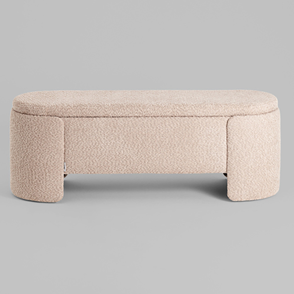 Банкетка Taks с местом для хранения букле капучино