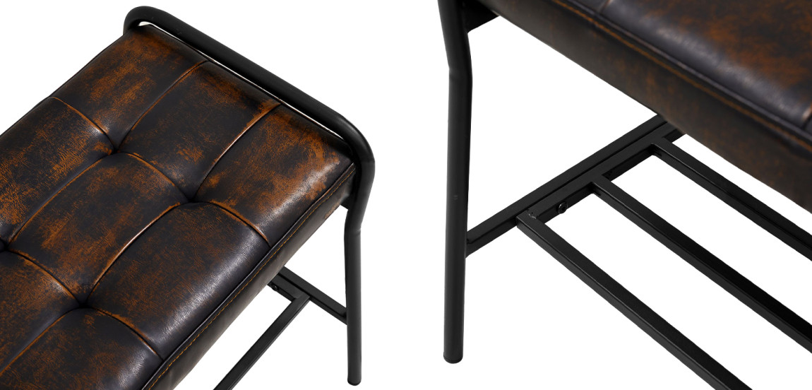 Банкетка с полкой Tomlin Bench