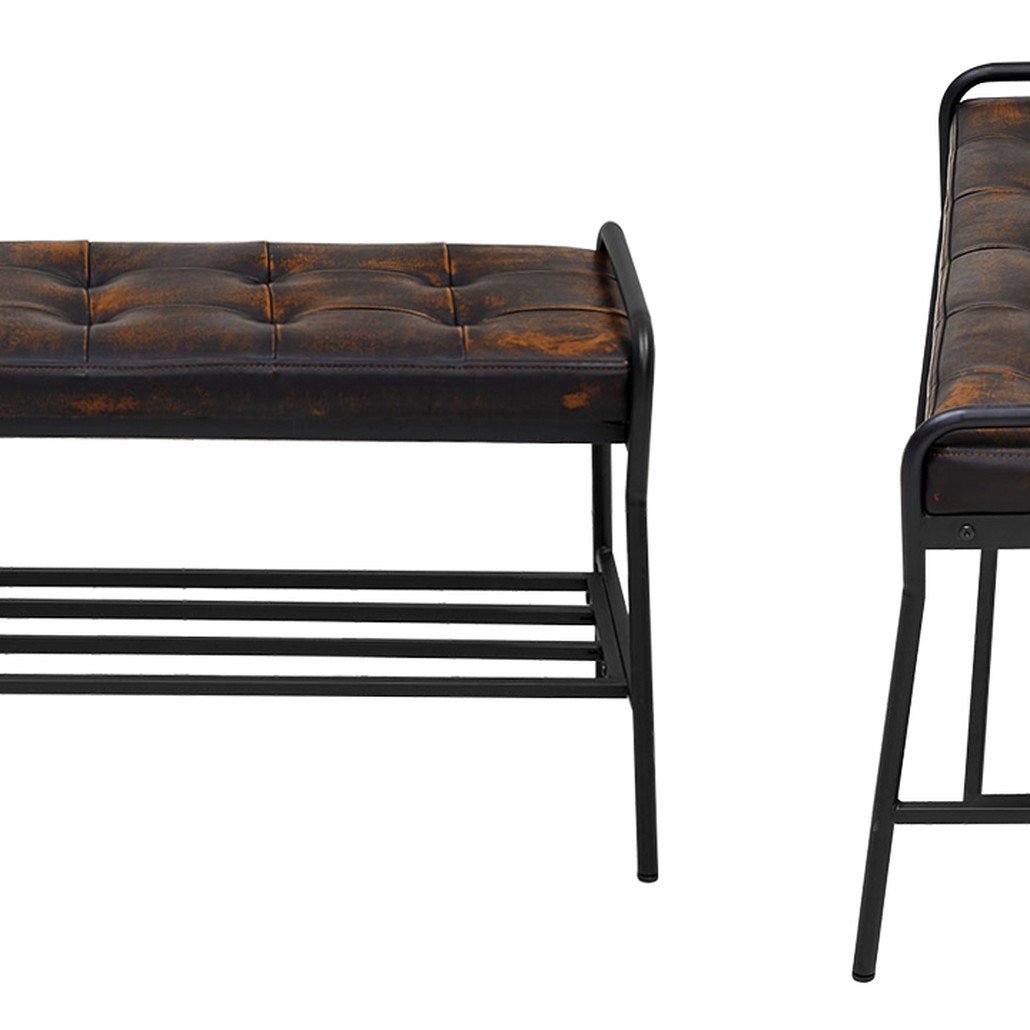 Банкетка с полкой Tomlin Bench