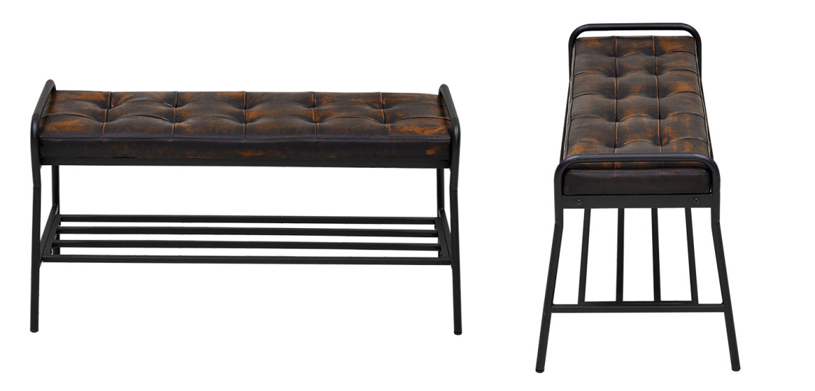 Банкетка с полкой Tomlin Bench