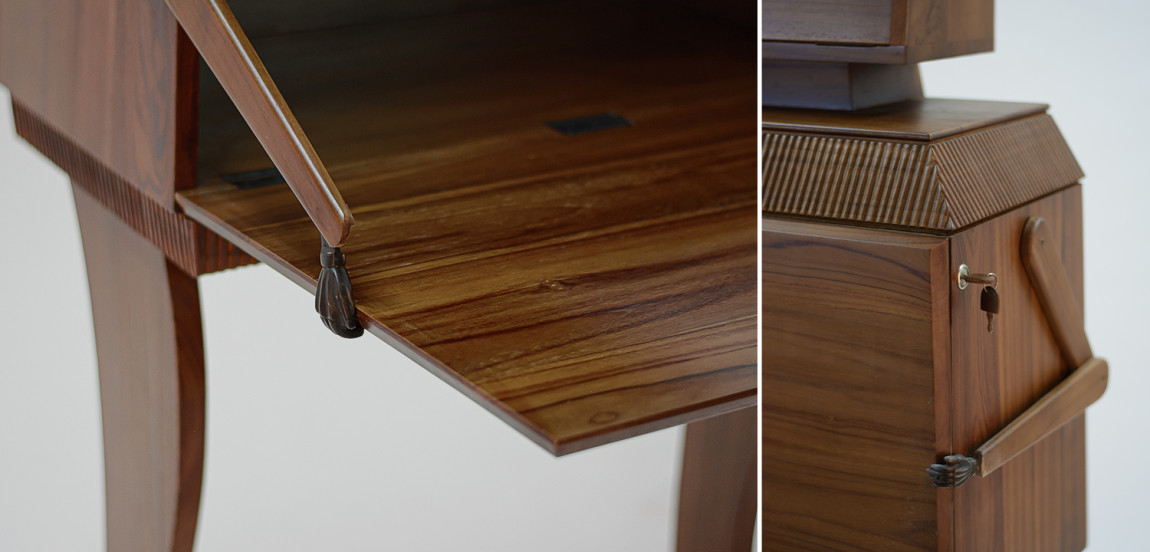 Бар в виде робота дерево шпон Wooden Robot Bar