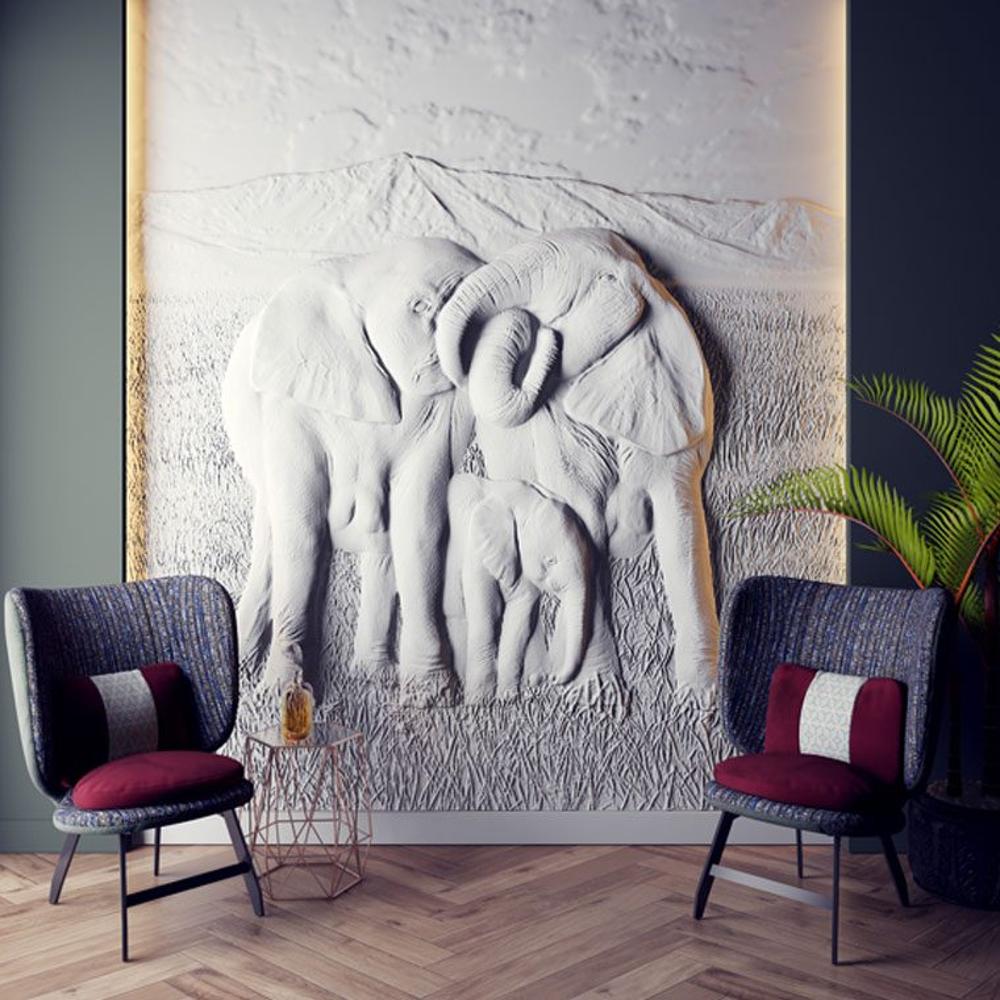 Барельеф ELEPHANTS