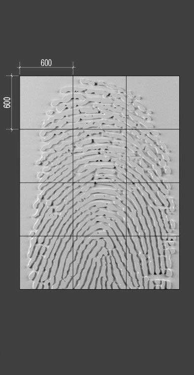 Барельеф FINGERPRINT