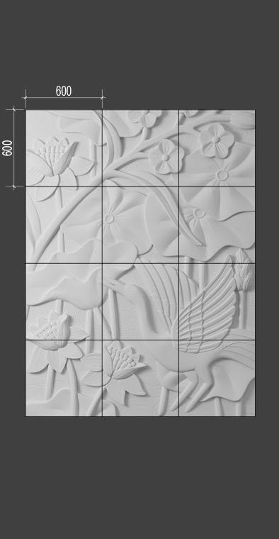 Барельеф ORCHIDS