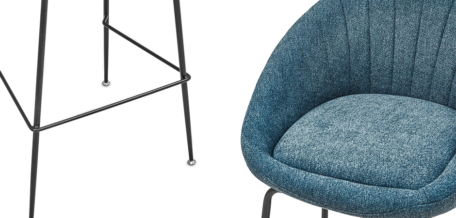 Барный стул Alberto Bar Stool Blue