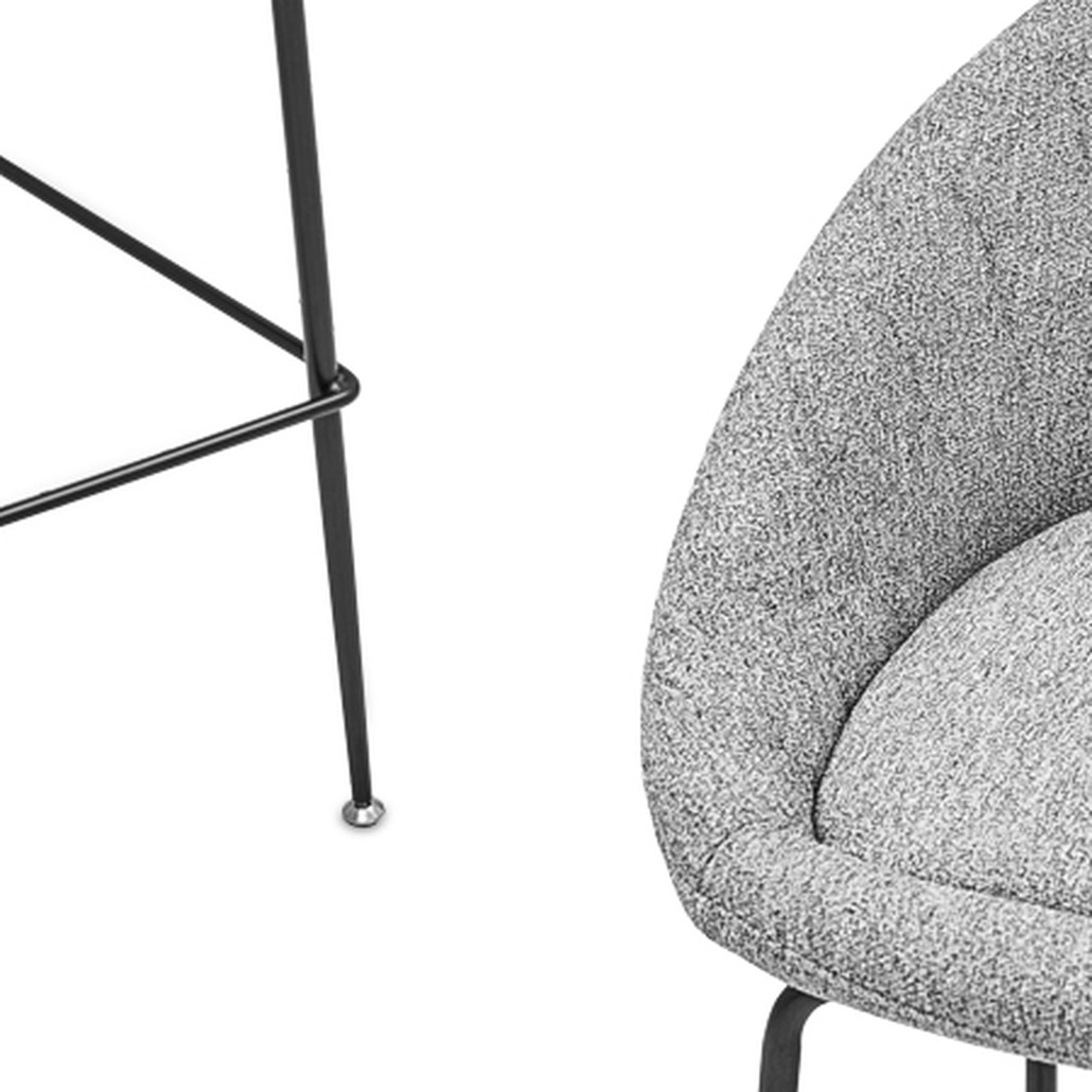 Барный стул Alberto Bar Stool Gray