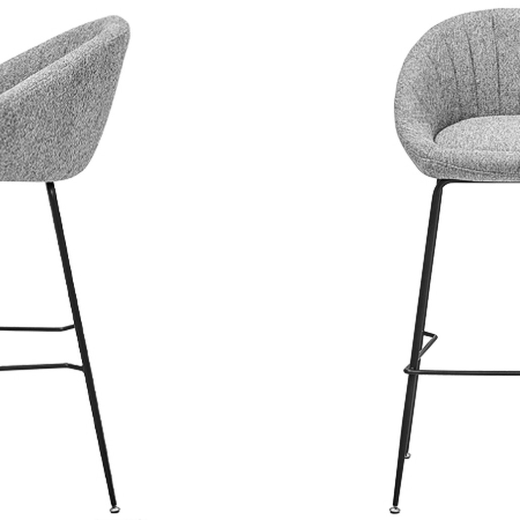 Барный стул Alberto Bar Stool Gray