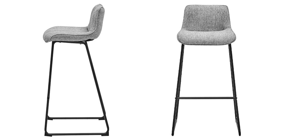 Барный стул Alonzo Bar Stool Gray