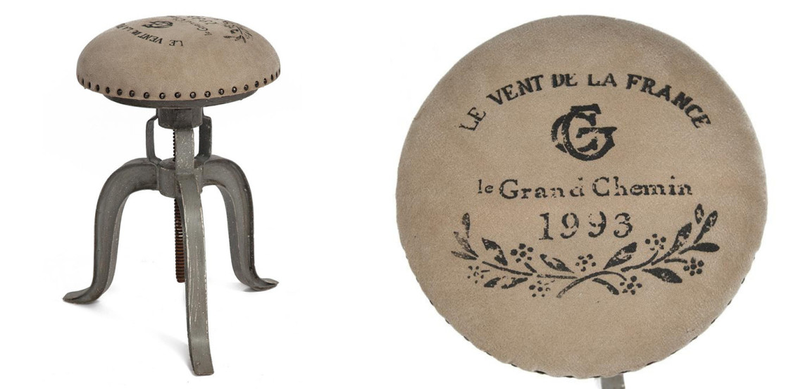 Барный стул Antique Metal Bar Stool