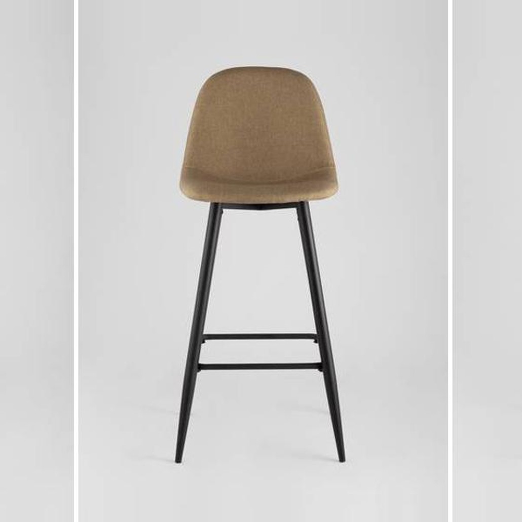 Барный Стул Archie Chair Бежевая Рогожка