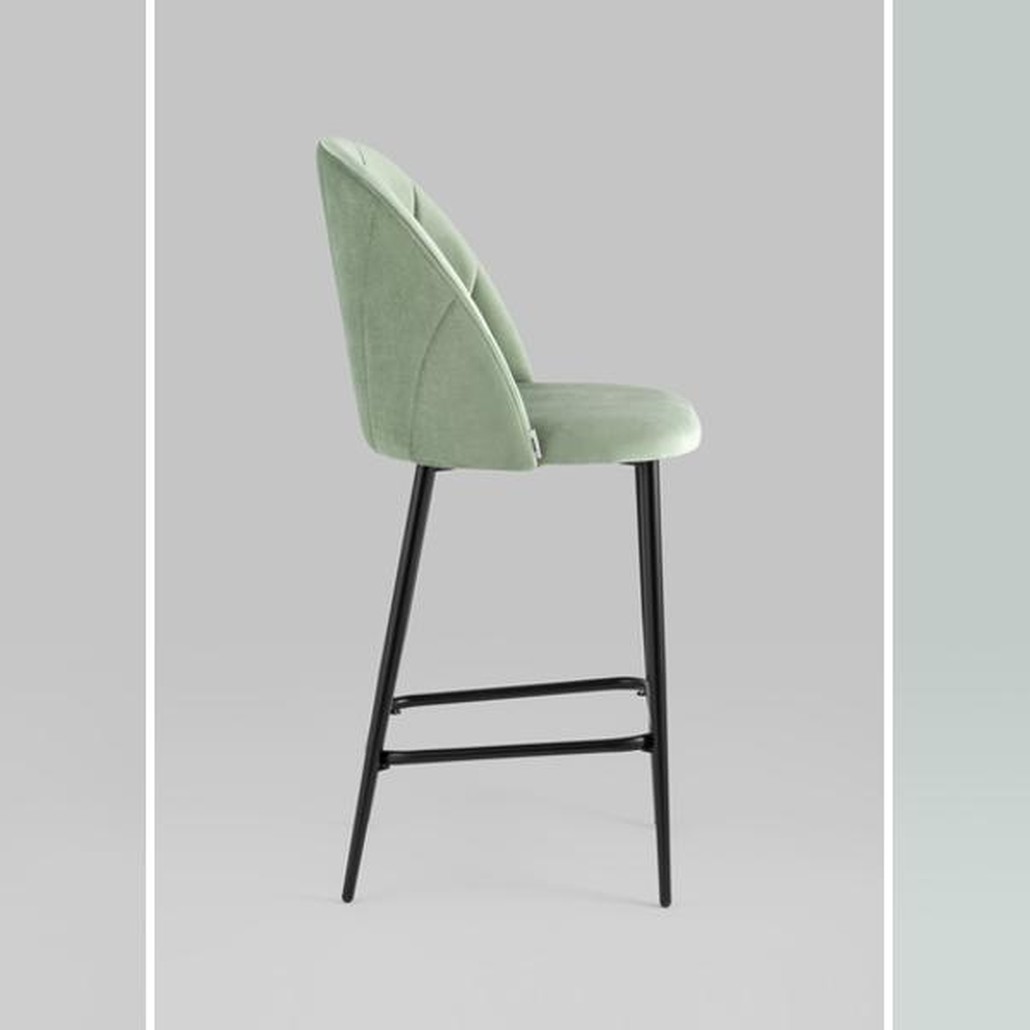 Барный Стул Balsari S Chair Фисташковый Велюр