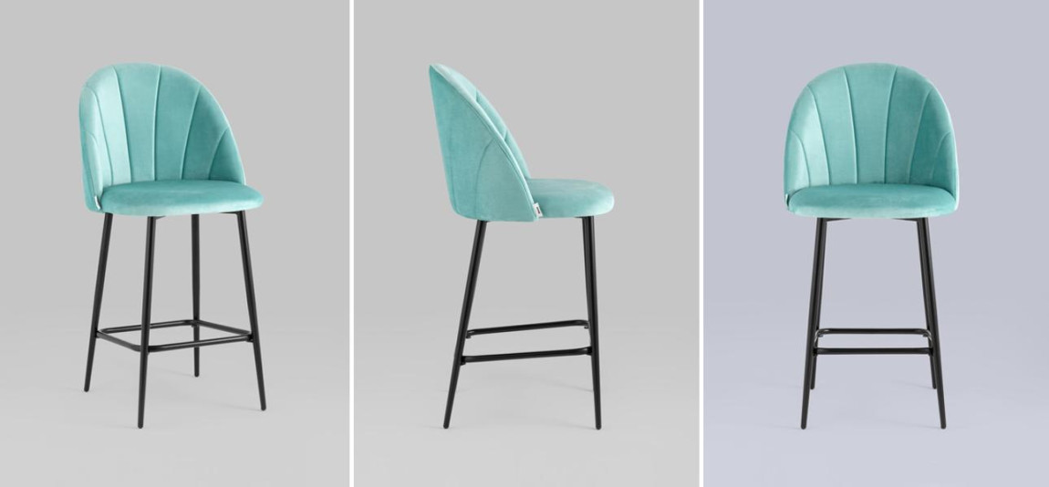 Барный Стул Balsari S Chair Цвет Тиффани