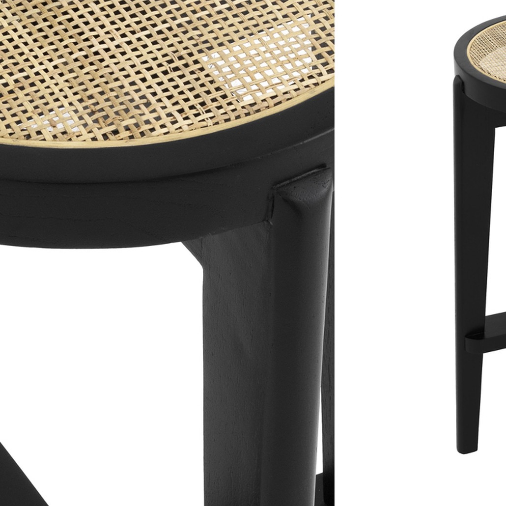 Барный стул Eichholtz Bar Stool Dareau black