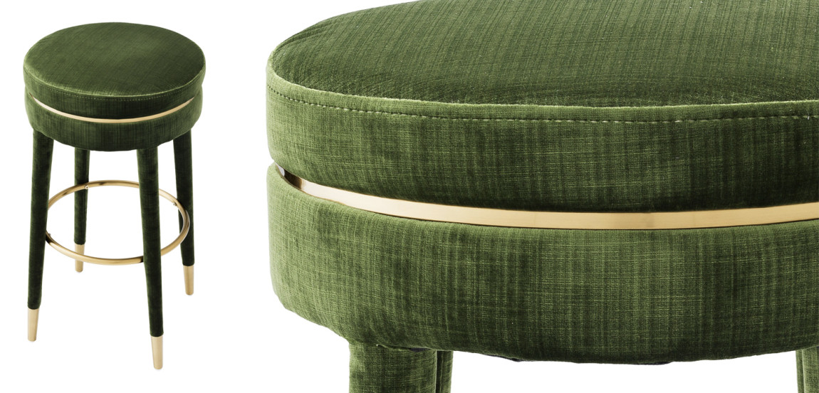 Барный стул Eichholtz Bar Stool Parisian green