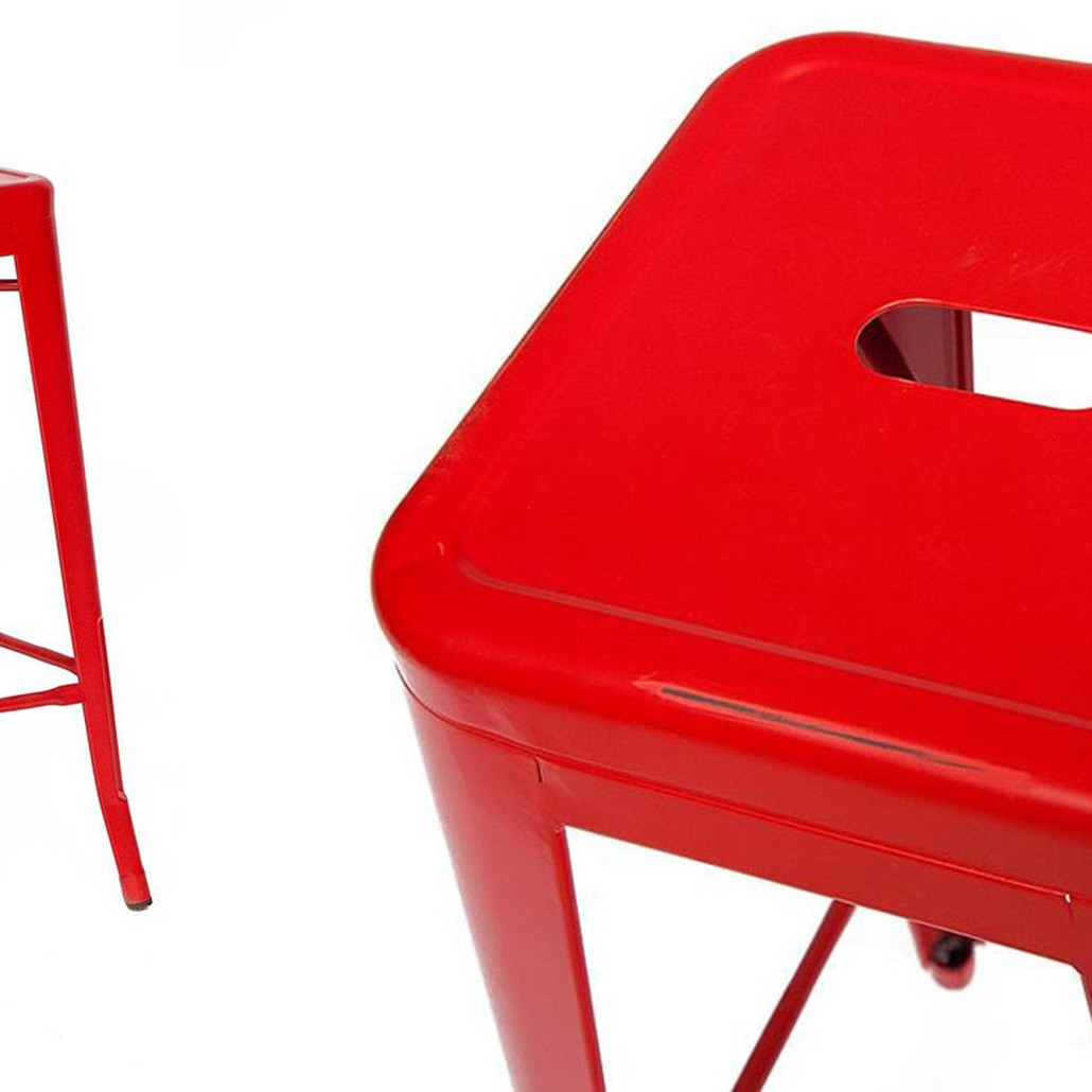 Барный стул Tolix red metal