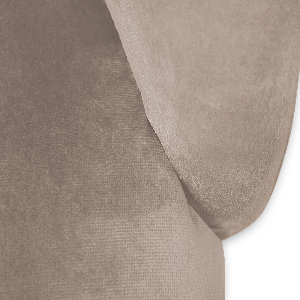 Барный стул вращающийся со спинкой Бежевый Велюр Vendramin Chair