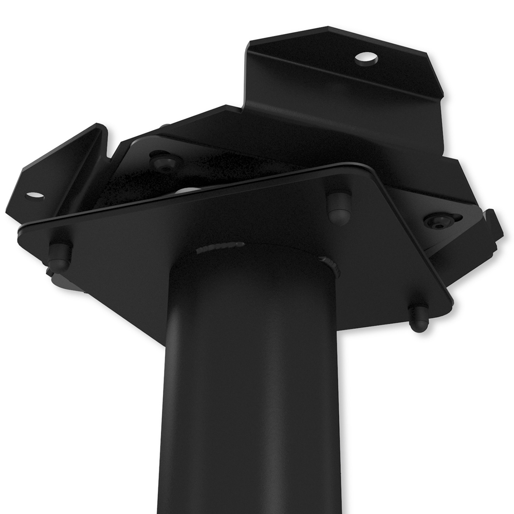 Барный стул вращающийся со спинкой и подлокотниками Douglas Rhombus Синий Велюр