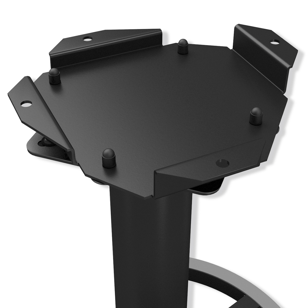 Барный стул вращающийся со спинкой Синий Велюр Vendramin Chair