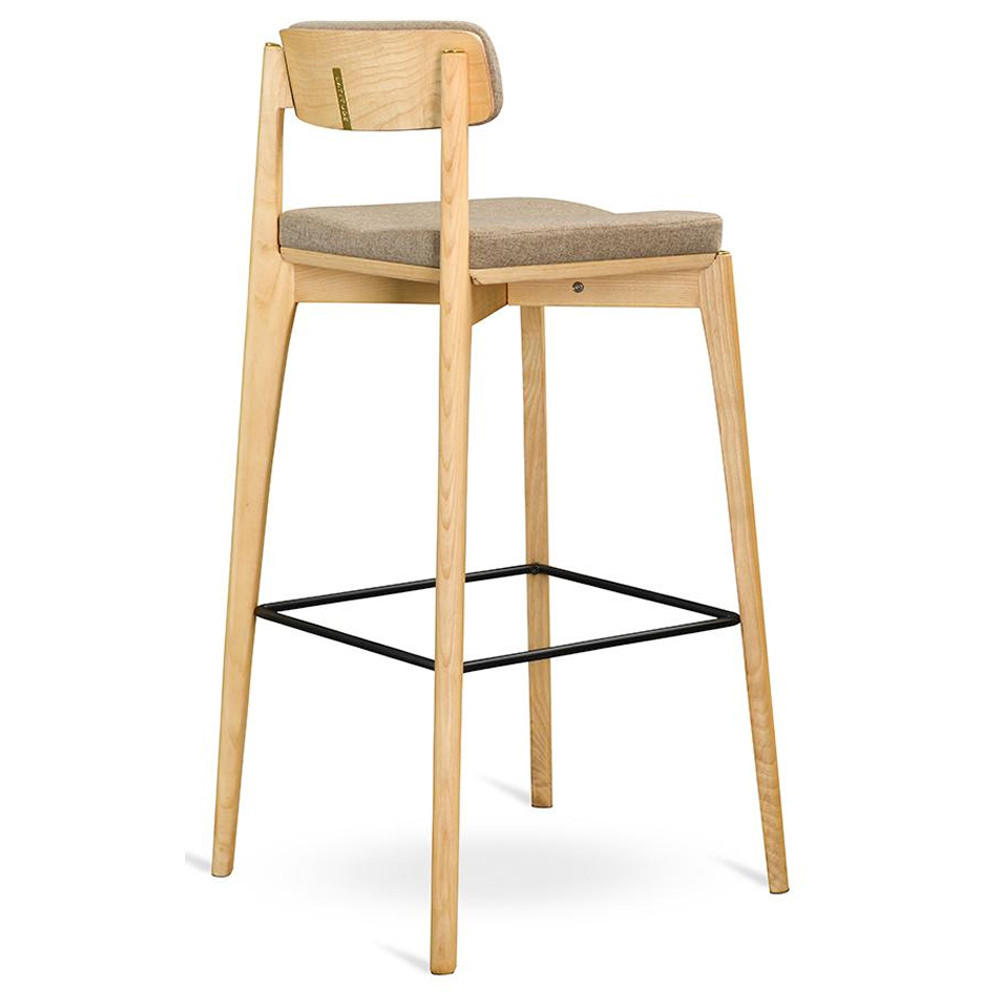 Барный стул из массива ясеня Elegant Ash Shape