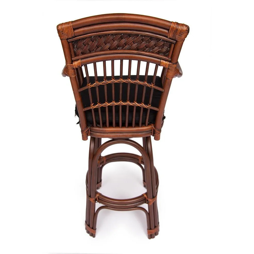 Барный стул из ротанга Eloise коричневый