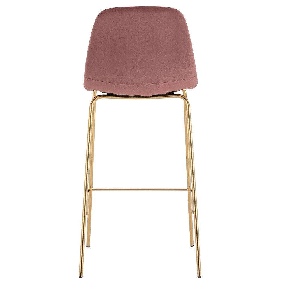 Барный стул на золотистых ножках VENDRAMIN Pink