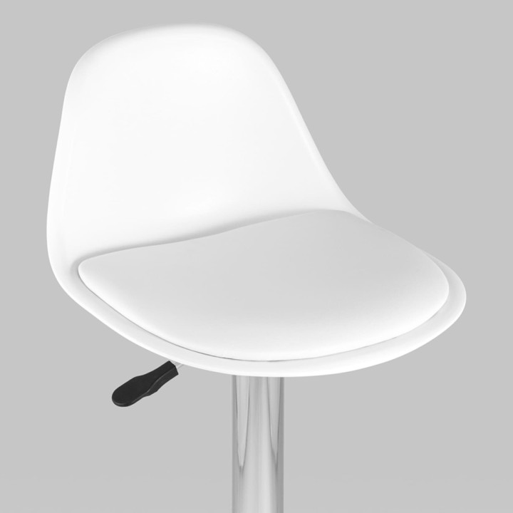 Барный стул с белым сиденьем Ellis