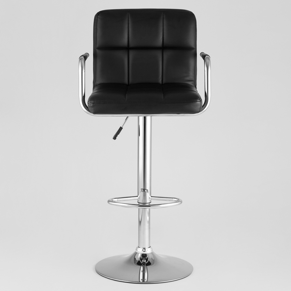 Барный стул с подлокотниками Honory Black