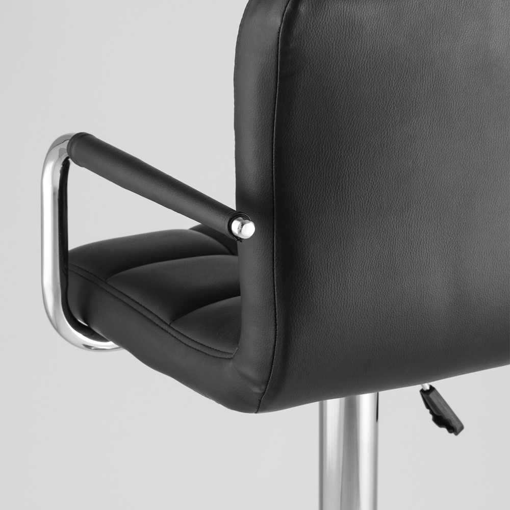 Барный стул с подлокотниками Honory Black