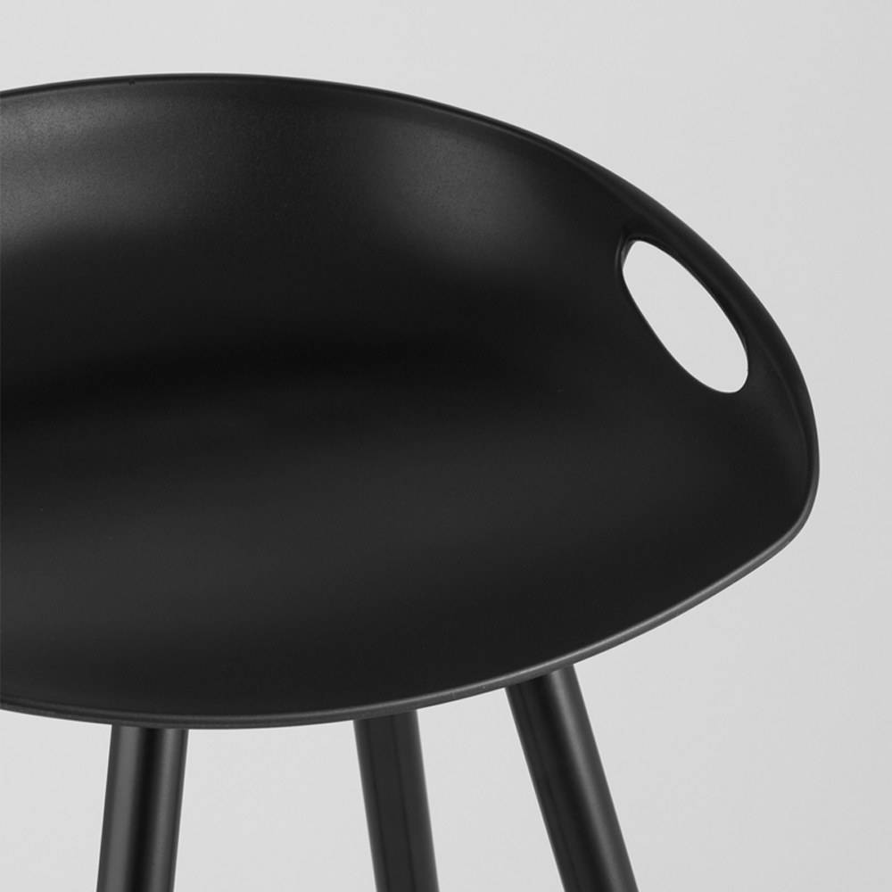 Барный стул с сиденьем из пластика KOZIK