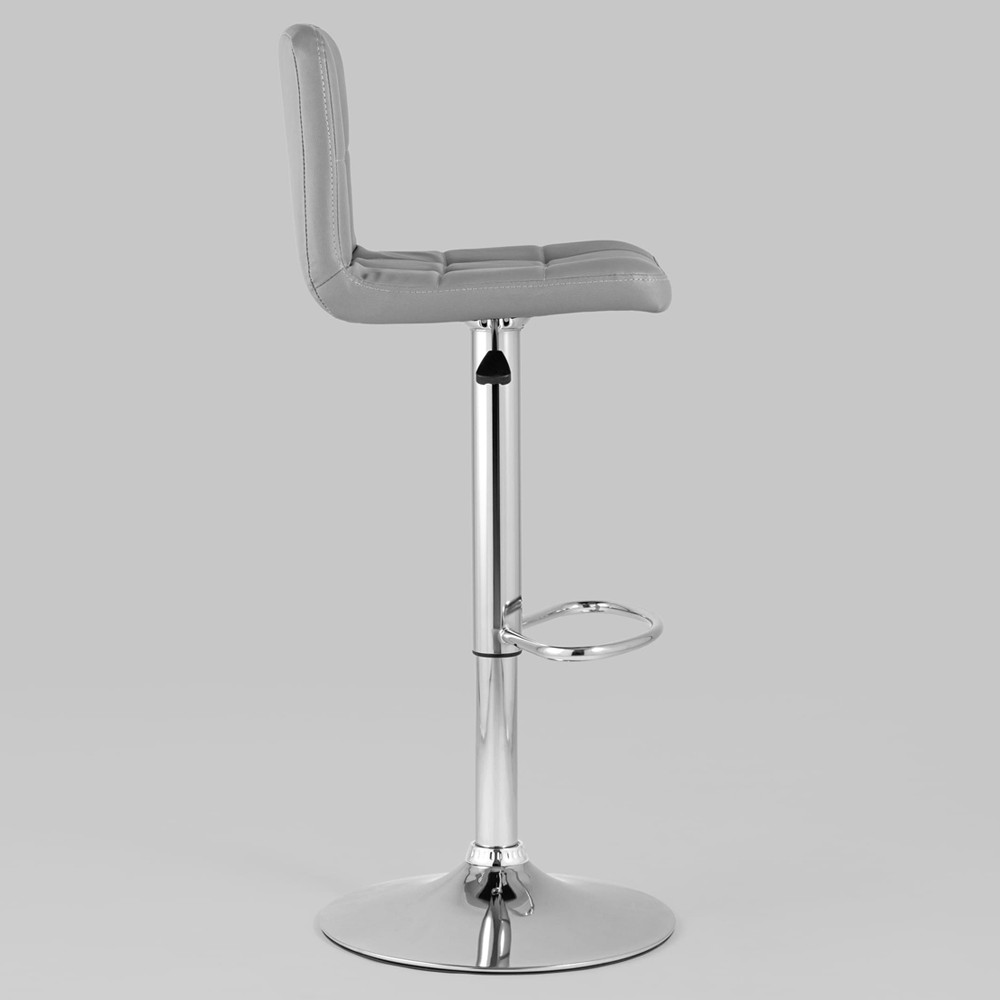 Барный стул с сиденьем серого цвета Honory