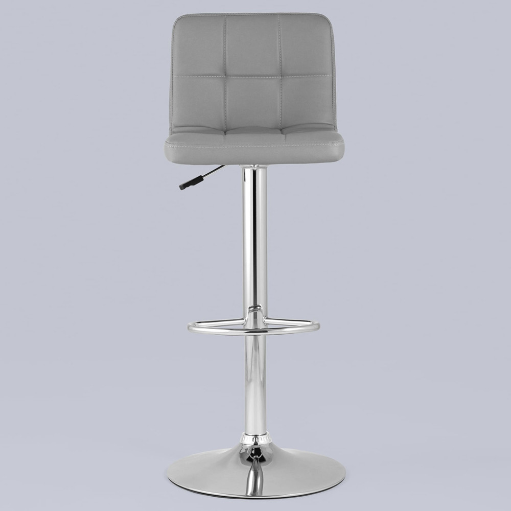 Барный стул с сиденьем серого цвета Honory