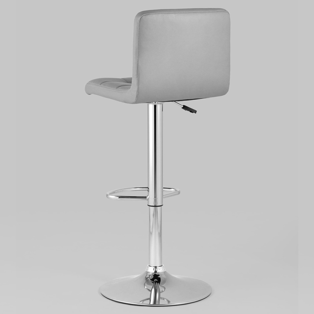 Барный стул с сиденьем серого цвета Honory