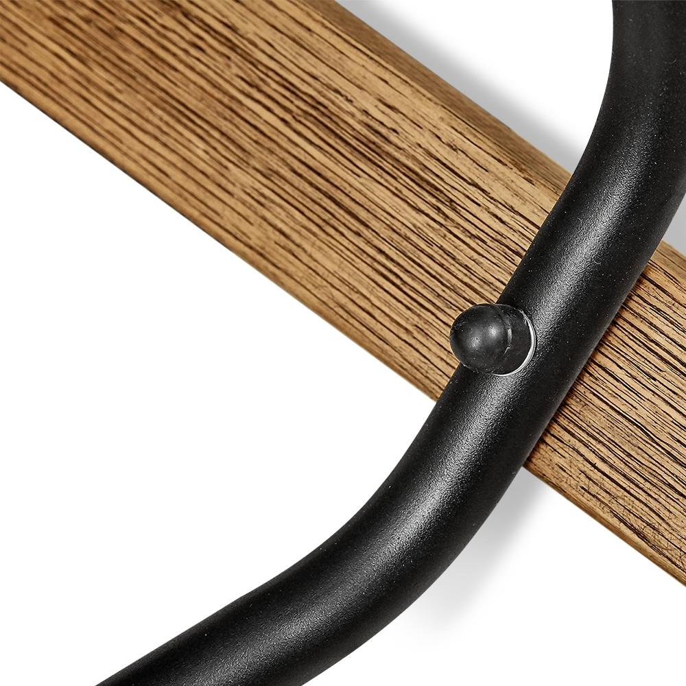 Барный стул со спинкой и металлической подставкой на 4-х деревянных ножках Зеленый Велюр Vendramin Chair