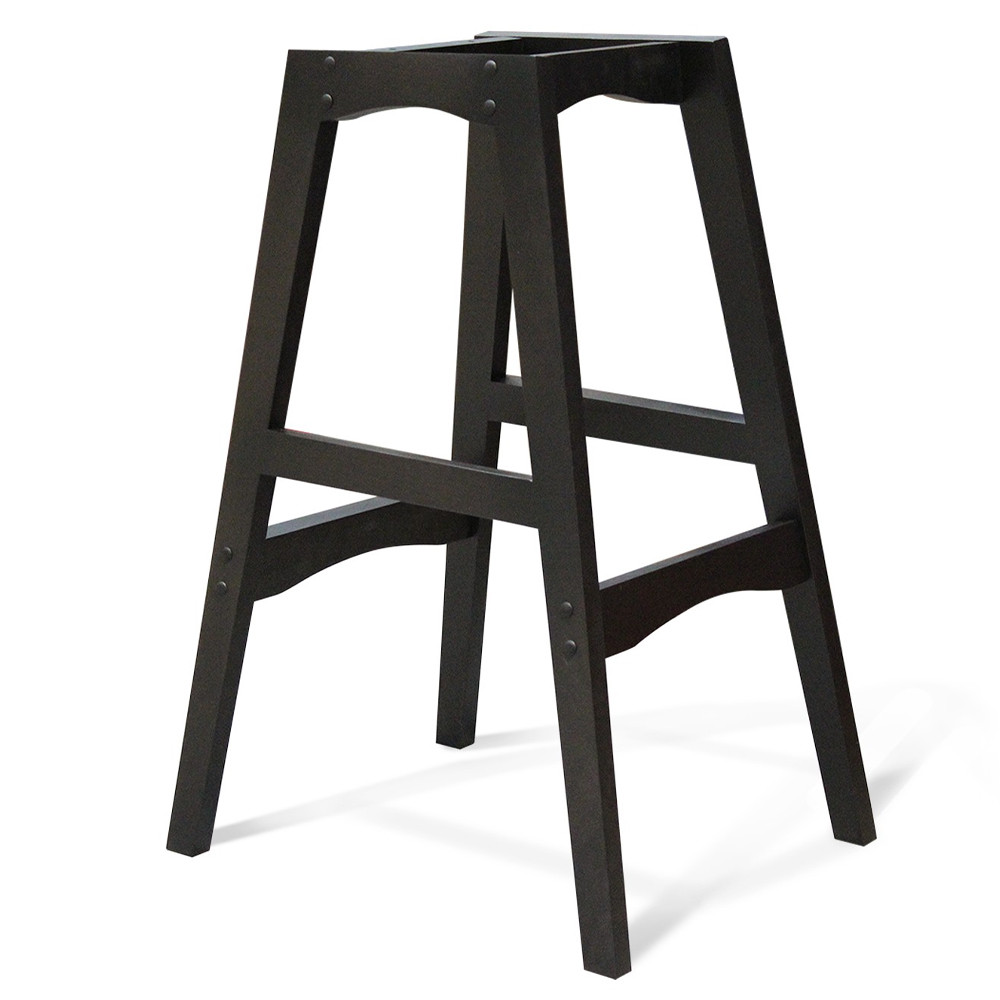 Барный стул со спинкой и подлокотниками на 4-х деревянных ножках Douglas Rhombus Бирюзовый Велюр