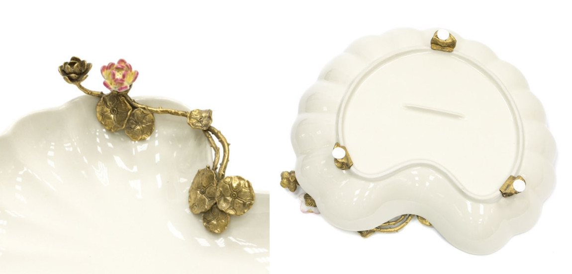 Блюдо Dish White Shell