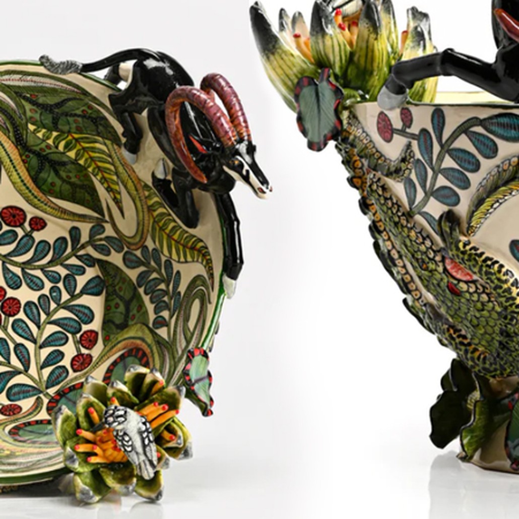 Блюдо Sable and King Fisher Bowl