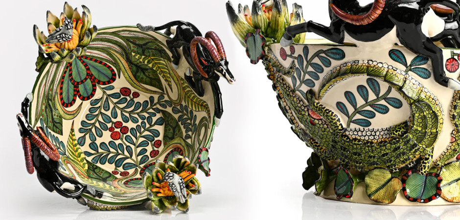 Блюдо Sable and King Fisher Bowl