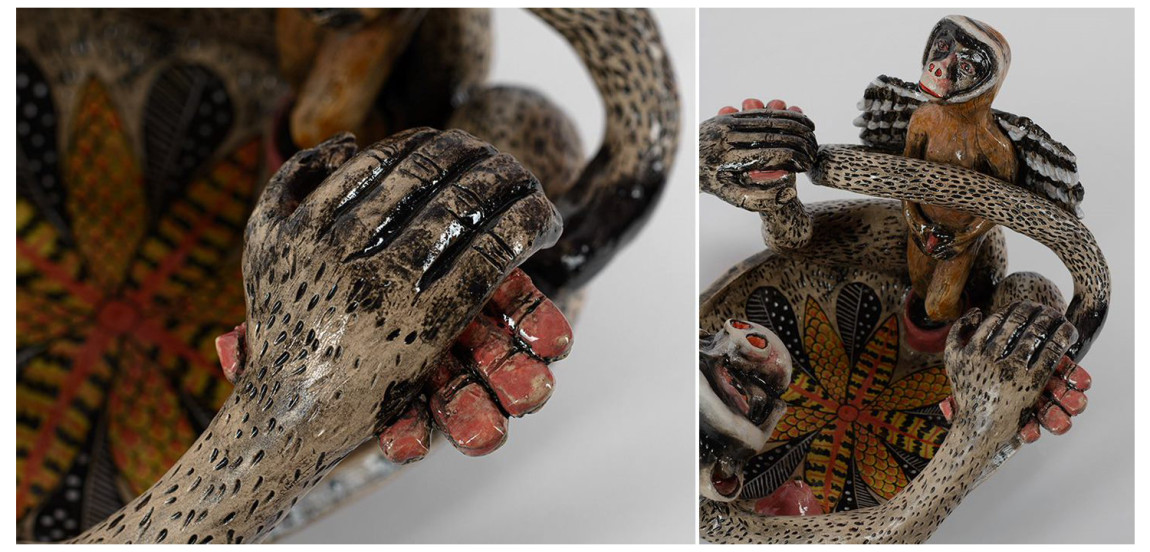 Блюдо Two Monkeys