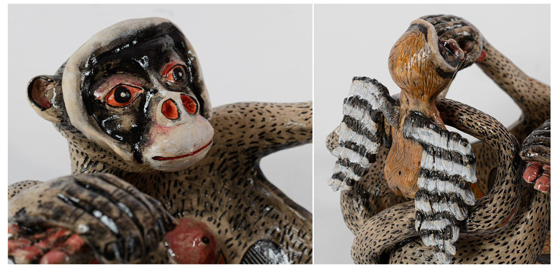 Блюдо Two Monkeys