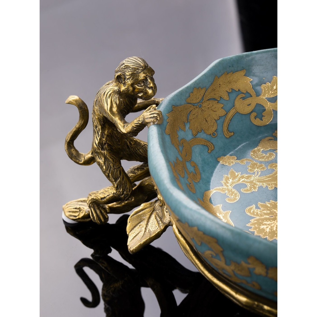 Блюдо двойное из фарфора Crogy