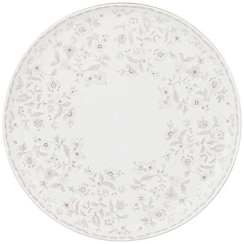 Блюдо сервировочное круглое с цветочным принтом 27 Floral Charm